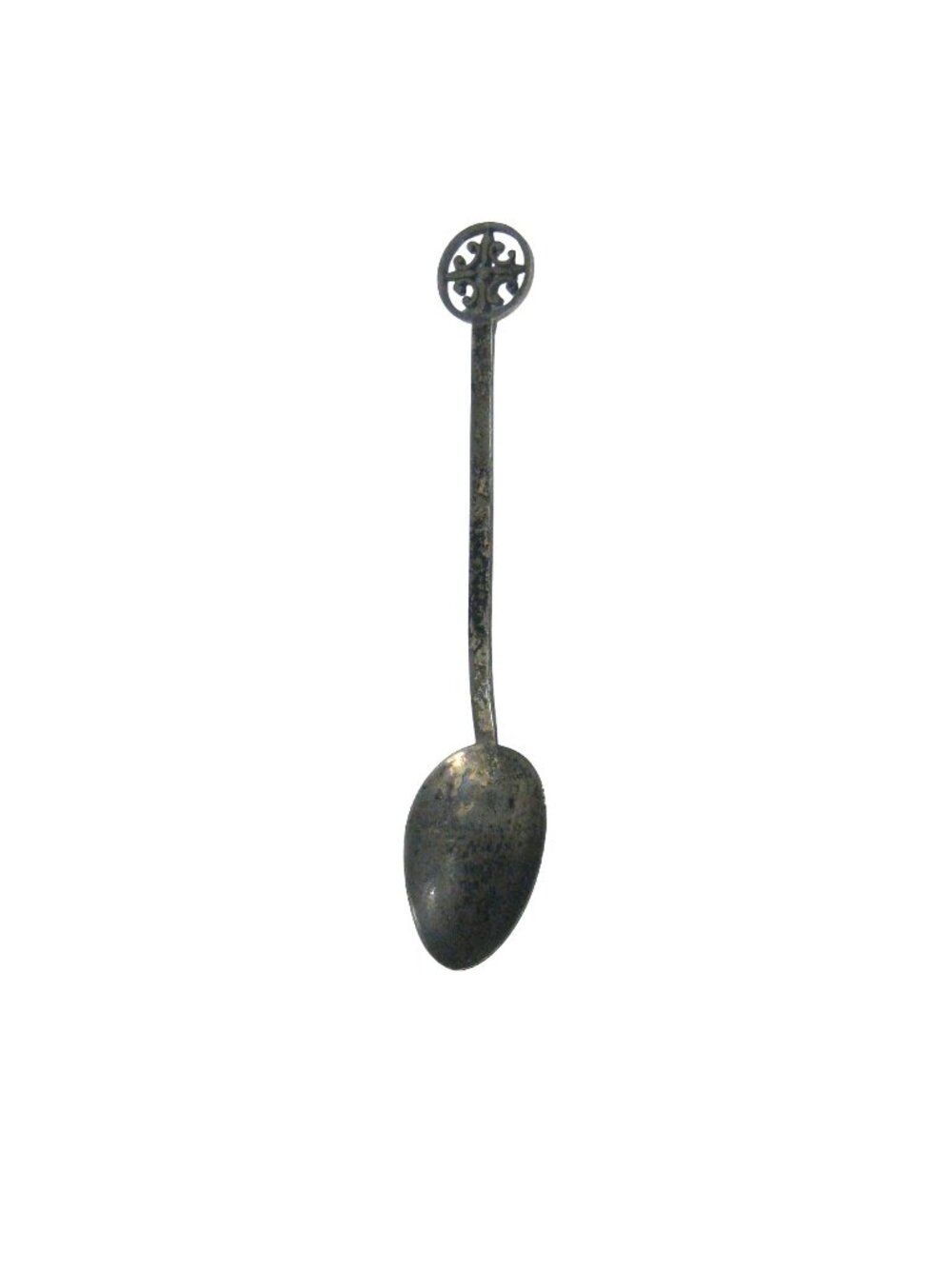 Silver Ornate Spoon Decorative Handle 4 inch